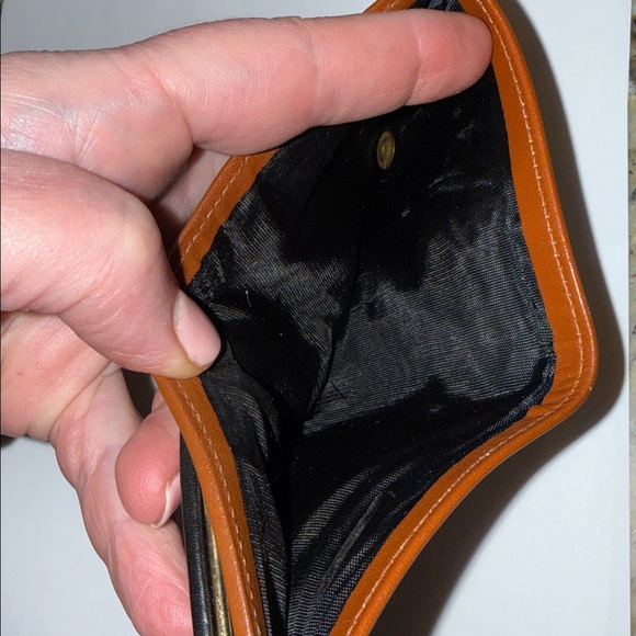 Celine Kisslock Black and Brown Leather Wallet - Picture 13 of 14